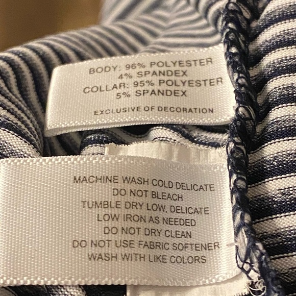 Cutter & Buck Forge Tonal Stripe Stretch Mens Big and Tall Polo 3XLT Black/White - Picture 13 of 14